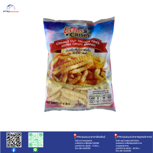 Extra Crispy เฟรนช์ฟรายส์ เส้นหยัก  1,000 g.